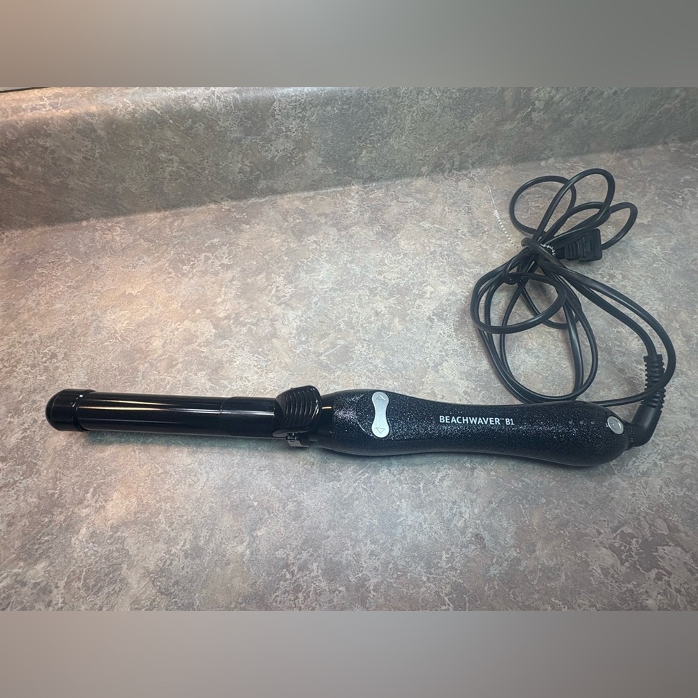 Beachwaver B1 Curling Iron Black Glitter